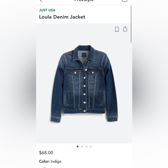 Just USA Jackets & Blazers - Just USA Jean jacket